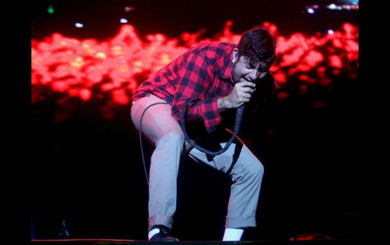 En la imagen, Chino Moreno, líder y vocalista de la banda. EL INFORMADOR /