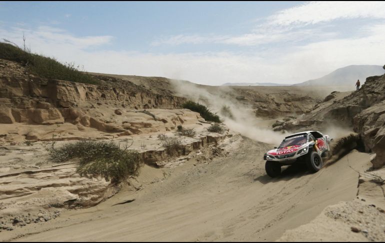 Veloz. El piloto francés ganó la cuarta etapa del Dakar, de 330 kilómetros de longitud. EFE/D. Fernández