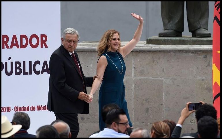 A Beatriz Gutiérrez Müller se le relacionaba con un oficial de la policía secreta alemana durante el mandato de Adolfo Hitler. AFP / Archivo