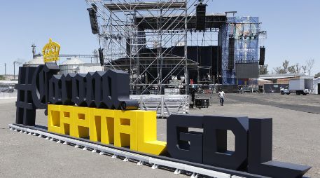Los escenarios aún siguen en montaje. EL INFORMADOR/G. Gallo