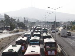 Los organizadores estiman que entre 500 y mil camiones participaron; el tráfico se saturó en varios puntos. EL INFORMADOR / A. Camacho
