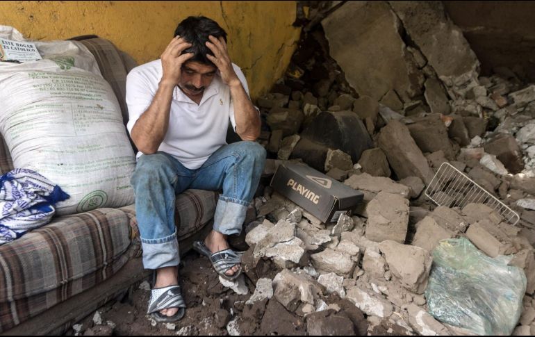 A más de seis meses del sismo, tan sólo en la Ciudad de México hay al menos 27 campamentos de personas que perdieron su hogar. NTX / ARCHIVO