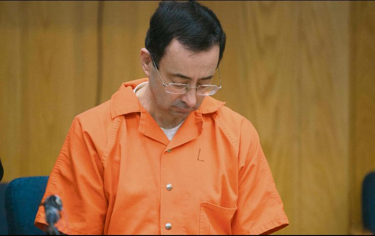 Larry Nassar fue condenado en enero de este año a más de 200 años en prisión. AFP/R. Laverty