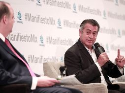 El gobernador de Nuevo León con licencia también se lanzó en contra de la ex candidata presidencial independiente, Margarita Zavala. SUN / A. Leyva