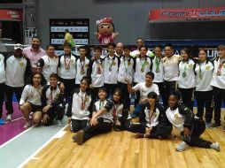 En el tenis de mesa, fueron los jaliscienses Arantxa Cossío y Juan Jesús Gómez quienes brillaron en la categoría individual. TWITTER / @codejalisco