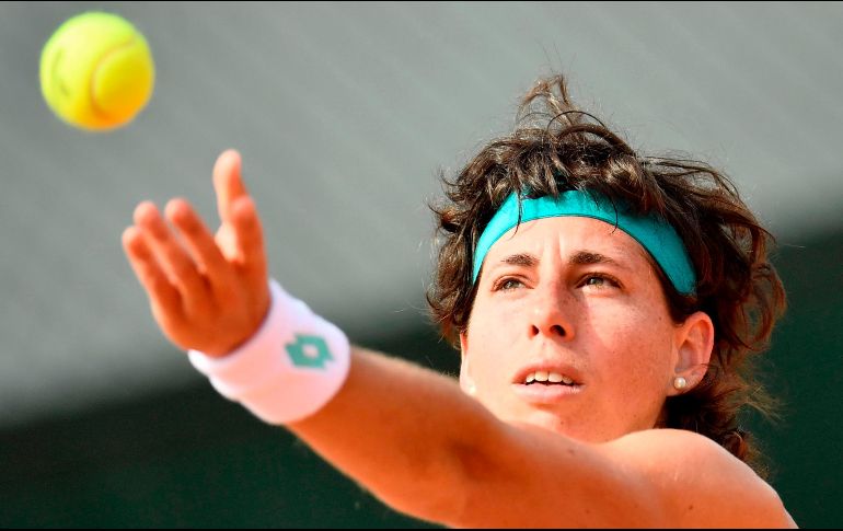 Suárez deberá enfrentarse a la ganadora del encuentro entre Mandy Minella y Maria Sakkari. AFP/C. Simon