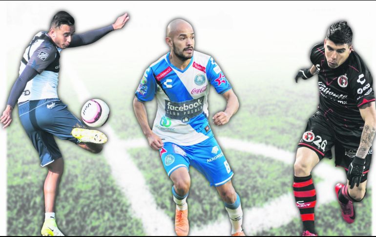 Jesús Zavala, Francisco Acuña y Luis Ángel Mendoza, buscados por Chivas. MEXSPORT