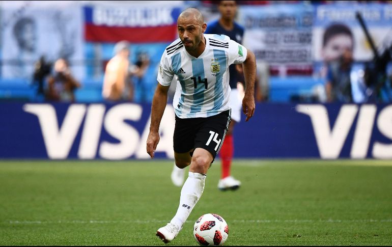 Con 147 partidos, Mascherano es el jugador con más presencias en la Selección albiceleste. AFP/J. Samad