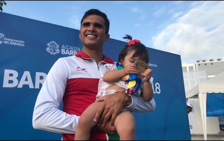 García obtuvo 452.00 puntos, que le permitieron quedarse con la presea áurea. TWITTER/@CONADE