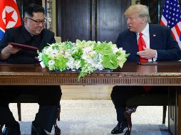 Las relaciones entre Trump y Kim Jong-un nuevamente se tornan ásperas tras la publicación del informe. AP/ARCHIVO