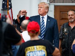 Trump enfatizó que Harley Davidson tomó 