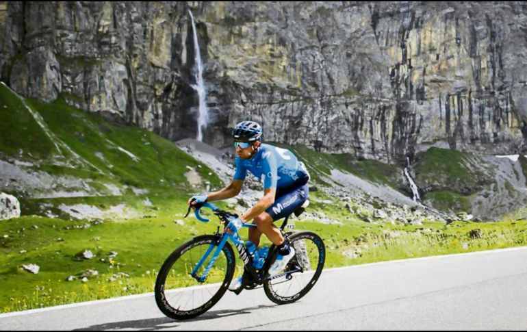 Landa se vio involucrado en una caída el 4 de agosto en la Clásica de San Sebastián y no ha vuelto a correr. AP/Archivo