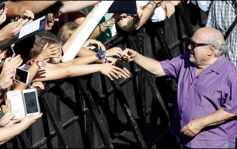 DeVito fue reconocido por una trayectoria de casi medio siglo en distintas facetas de la industria del cine y del teatro. EFE/J. Herrero