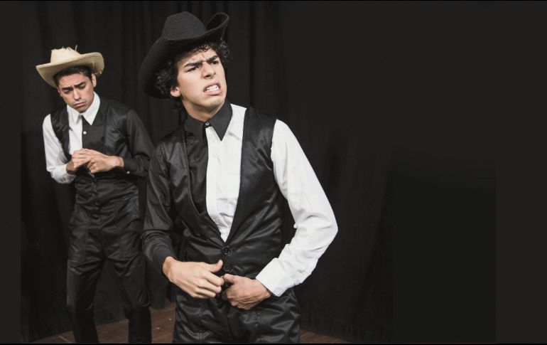 Agni González y Luis Córdova interpretan a los 12 sospechosos del crimen. CORTESÍA / ESTUDIO DIANA