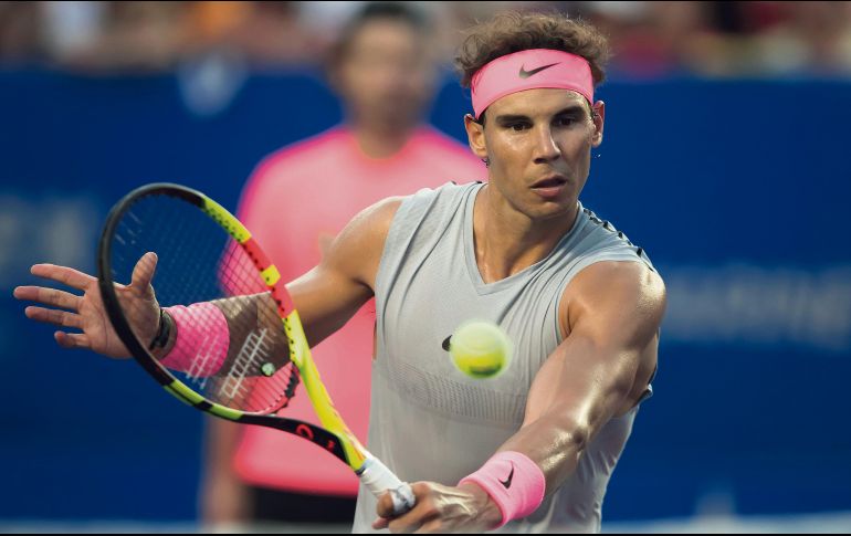 Rafael Nadal abandonó el Abierto de Acapulco de este año por una lesión. MEXSPORT