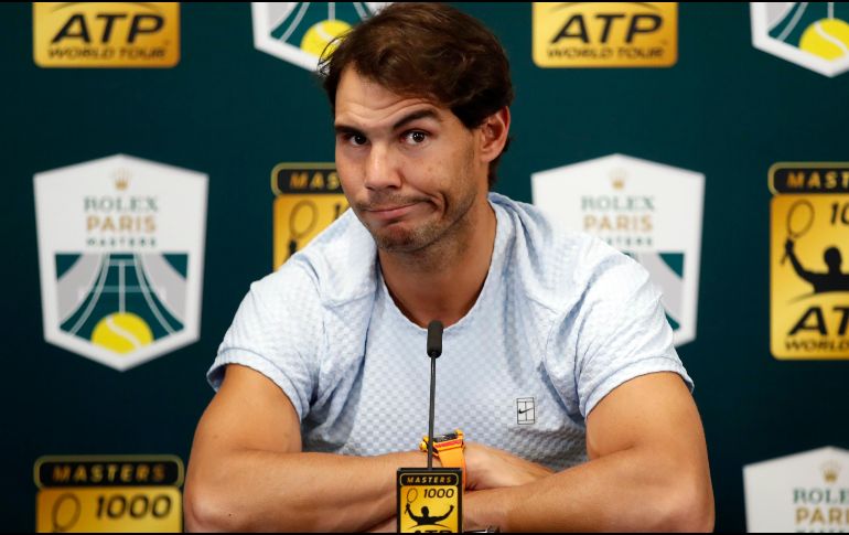 El mallorquín informó en rueda de prensa previo a su duelo ante Fernando Verdasco, que presentaba unas molestias que le impedían seguir jugando. AP / C. Ena