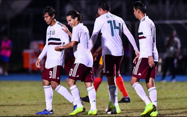 El Tricolor se ubica en la primera posición del Grupo B con 10 unidades. TWITTER/@miseleccionmx
