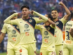 Edson Álvarez marcó el doblete que le dio el triunfo a las Águilas. MEXSPORT / D. Leah