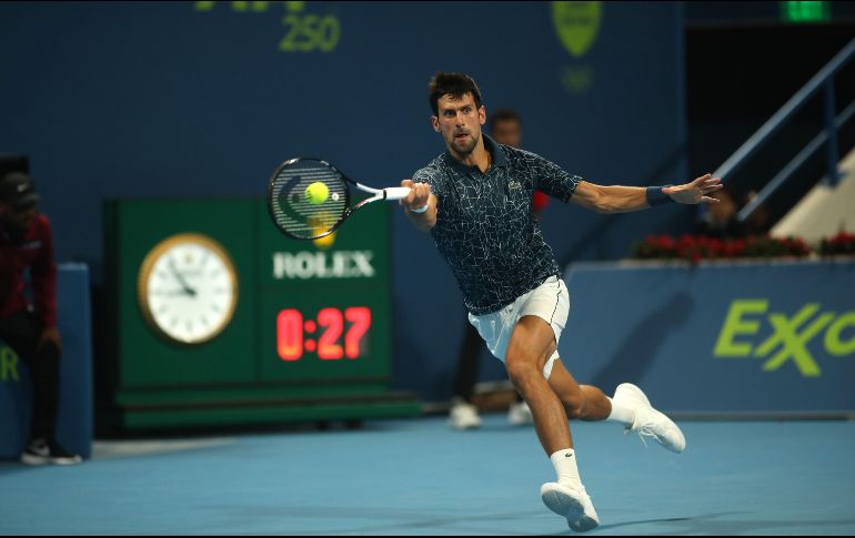 El serbio se medirá en la segunda ronda al húngaro Marton Fucsovics, número 36 del ranking mundial. AFP / K. Jaafar