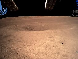 Chang’e-4. Primera imagen enviada por la sonda desde la Luna. AFP