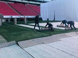 Todo parece indicar que para el lunes, la cancha no estará maltratada, lo cual es una buena noticia. EL INFORMADOR / A. Ramírez