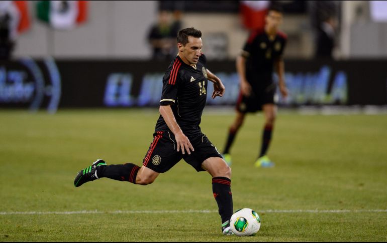 Giménez, argentino de nacimiento y naturalizado por convicción, tuvo la posibilidad de jugar con el Tricolor durante las eliminatorias para la Copa del Mundo Brasil 2014. MEXSPORT / ARCHIVO