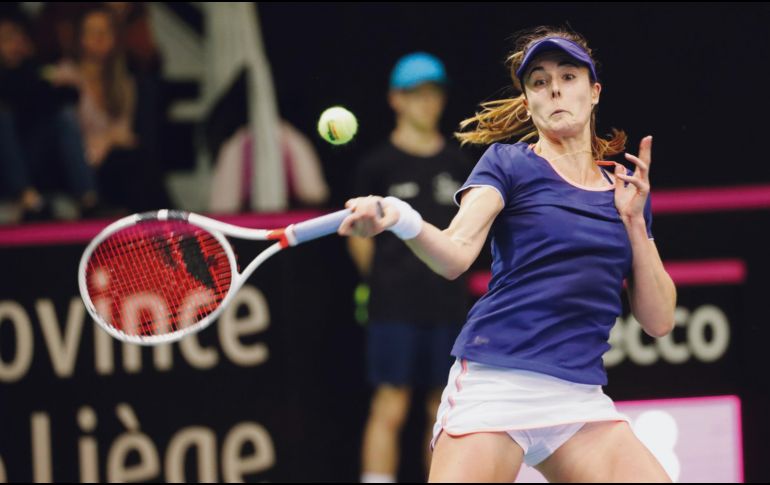Alize Cornet (foto) amplió la ventaja de Francia tras vencer a la belga Elise Mertens. EFE