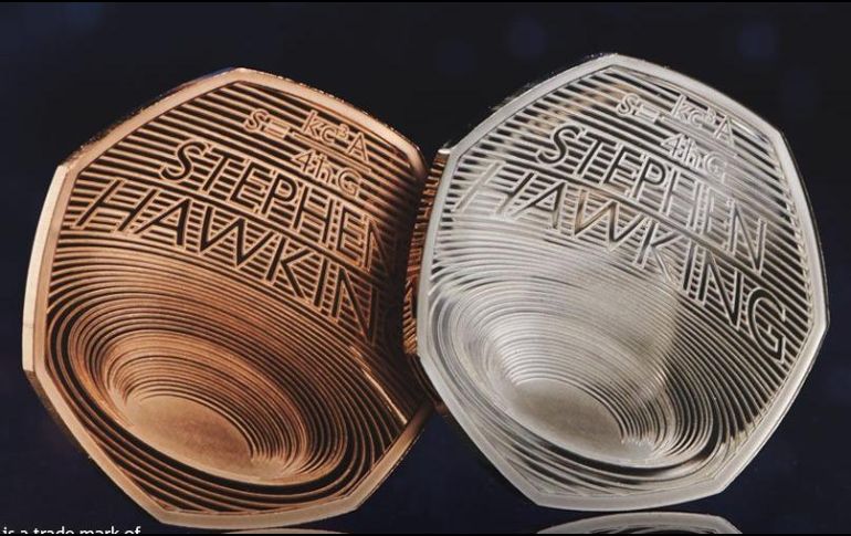 Royal Mint reconoce a Hawking y su contribución a la ciencia por ser 