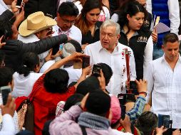 El presidente Andrés Manuel López Obrador aseguró que Benito Juárez todavía gobierna, pues es guía e inspiración. NTX/J. Lira
