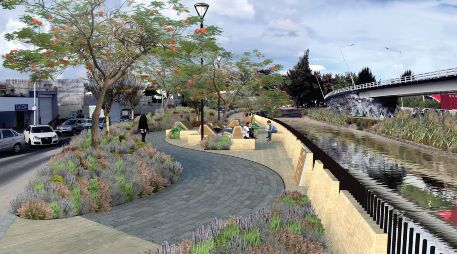 El Ayuntamiento de Zapopan ya inició los trabajos para rescatar la avenida Patria, entre Acueducto y Américas. ESPECIAL