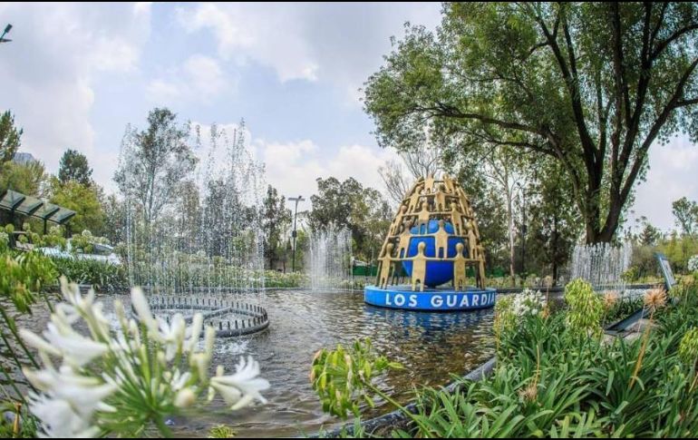 La Fuente Guardianes del Futuro en el Bosque de Chapultepec. INSTAGRAM@ChapultepecCDMX