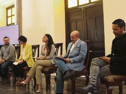 Autoridades de la Secretaría de Cultura Jalisco y del Ayuntamiento de Guadalajara ofrecen detalles de ¡Baile Usted! EL INFORMADOR / G. Gallo