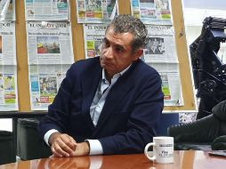 El diputado federal estuvo en esta casa editorial. EL INFORMADOR/F. Monclova