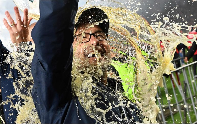 El Unión Berlín hizo historia y obtuvo el ascenso soñado. AP / J. Carstensen / dpa