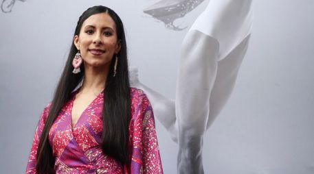 La bailarina ofreció una rueda de prensa en el Auditorio Nacional. EL UNIVERSAL