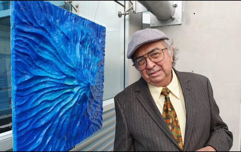 Cada obra está hecha con un relieve que invita al espectador a tocarla. EL INFORMADOR / J. Pérez