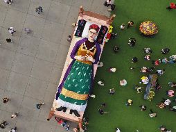 Exposición. A propósito de esta semana especial, se presenta “Los colores de Frida” en la Ciudad de México. ESPECIAL / AFP