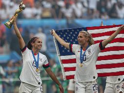 La selección femenina de fútbol de Estados Unidos ganó su cuarta Copa Mundial. EFE / S. Suki