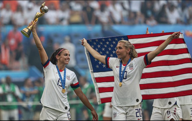La selección femenina de fútbol de Estados Unidos ganó su cuarta Copa Mundial. EFE / S. Suki