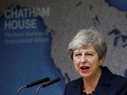 May recalca que su mayor remordimiento es no haber podido cumplir con el resultado del referéndum en el que se impuso el brexit. AFP / H. Nicholls