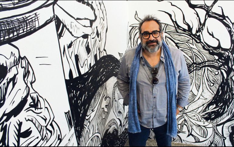 Con la intención de replicar la actividad realizada por Del Toro, Caballero estuvo en el MUSA. EL INFORMADOR / E. Barrera