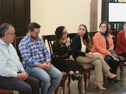 Autoridades de la SC, del British Council y de los ayuntamientos de Guadalajara y Zapopan presentaron la plataforma para impulsar a artistas con discapacidad. CORTESÍA