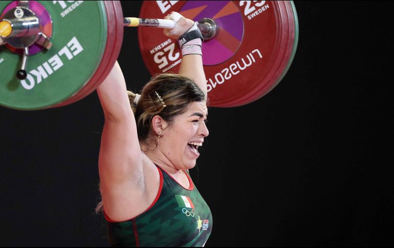 La chiapaneca mejoró la presea de bronce que obtuvo en Toronto 2015, además sumar unidades para el ranking a los Juegos Olímpicos Tokio 2020. EFE / P. Aguilar