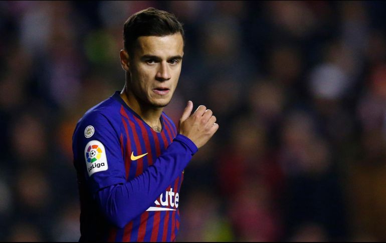 Desde su llegada al Barcelona, Coutinho ganó dos Ligas españolas y una Copa del Rey, aunque le costó adaptarse al exigente juego de pases del equipo azulgrana. AFP / ARCHIVO