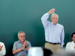 López Obrador se encuentra de gira en Tamaulipas. NTX / G. Durán
