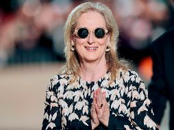 Durante la gala, Streep exhortó a sus colegas a elegir papeles con conciencia social. AFP / G. Robins