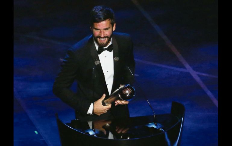 Mejor Portero para Alisson Becker, guardameta del Liverpool. EFE