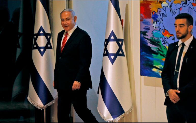 Benjamin Netanyahu tiene 28 días para hacer las negociaciones necesarias. AFP/M. Kahana