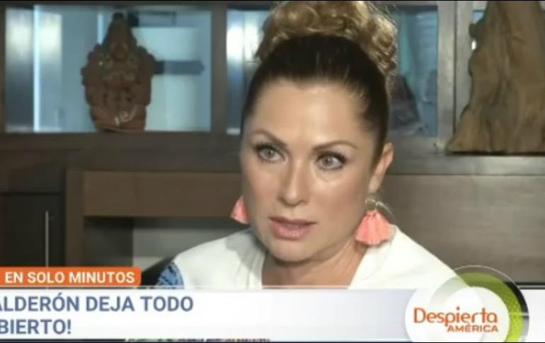 Leticia Calderón ofreció una entrevista para el programa 