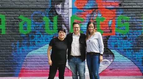 Organizadores de izquierda a derecha: Karla Delgadillo, Carlos Santoscoy y Corina Shenkel. EL INFORMADOR / N. Gutiérrez